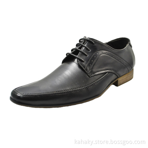 High Quality Black New Men PU Shoes (HLMS001-0(1))